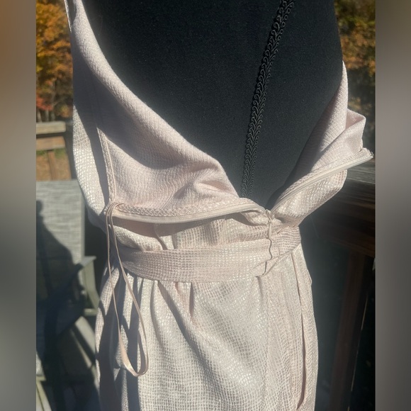 BCBMAXAZRIA Metallic One Shoulder
Jumpsuit - Picture 13 of 16